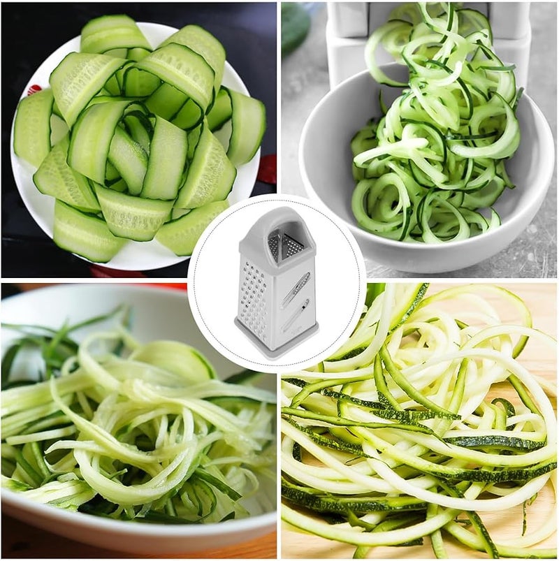 Multi Functional 4 Sided Stainless Steel Vegetable Slicer Grater For Kitchen - Image 5